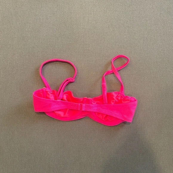 aerie Hot Pink Bikini Top - Picture 2 of 3